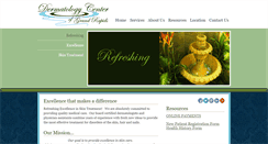 Desktop Screenshot of dermcentergr.com